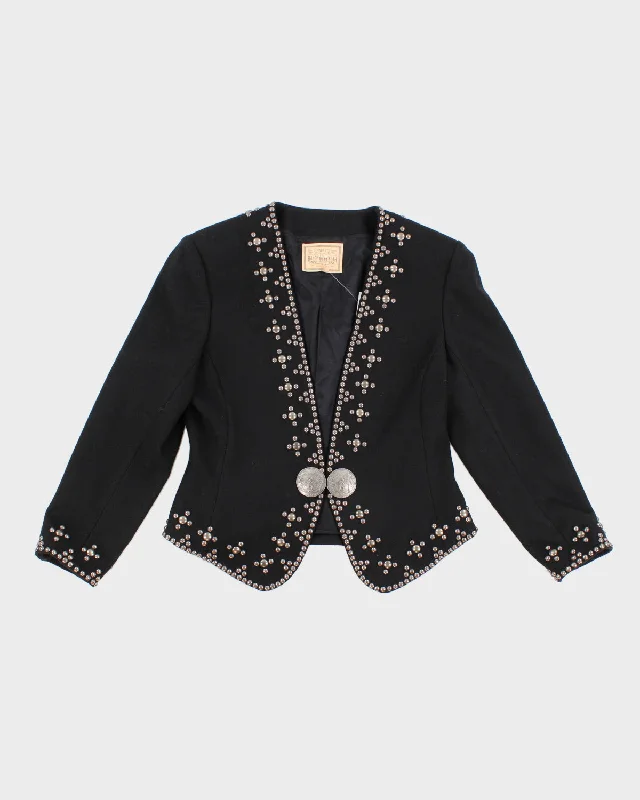 Vintage Double D Ranch Wear Wool Blend Western Jacket - M Knit Jacket Woven Jacket Fleece Jacket