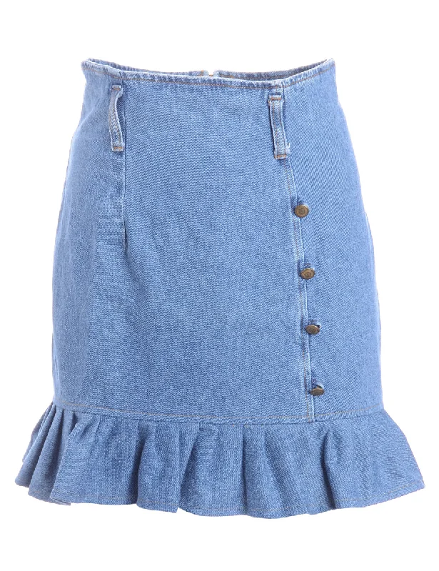 Label Megan Denim RaRa Skirt wool skirt warm