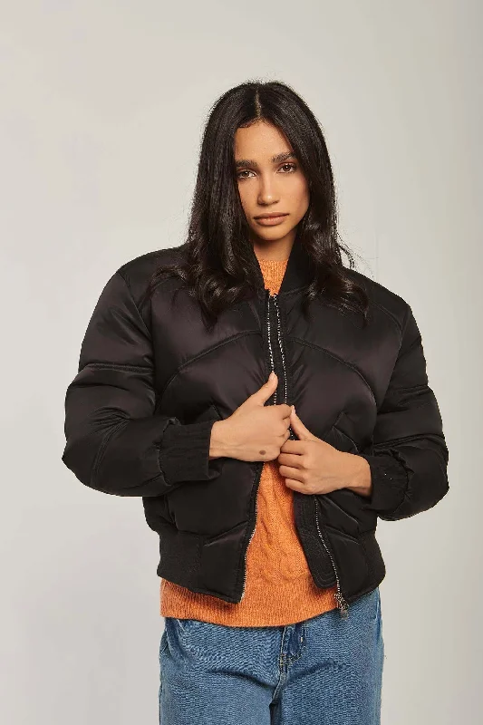 Women Jacket Long Loose Bomber Black Striped Jacket Polka Dot Jacket Floral Jacket