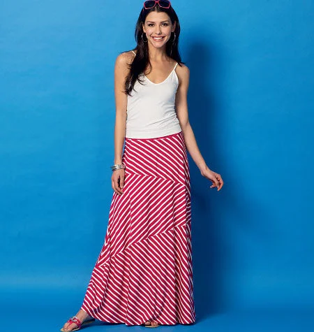 McCall's Pattern M6966 Misses' Skirts chiffon skirt airy