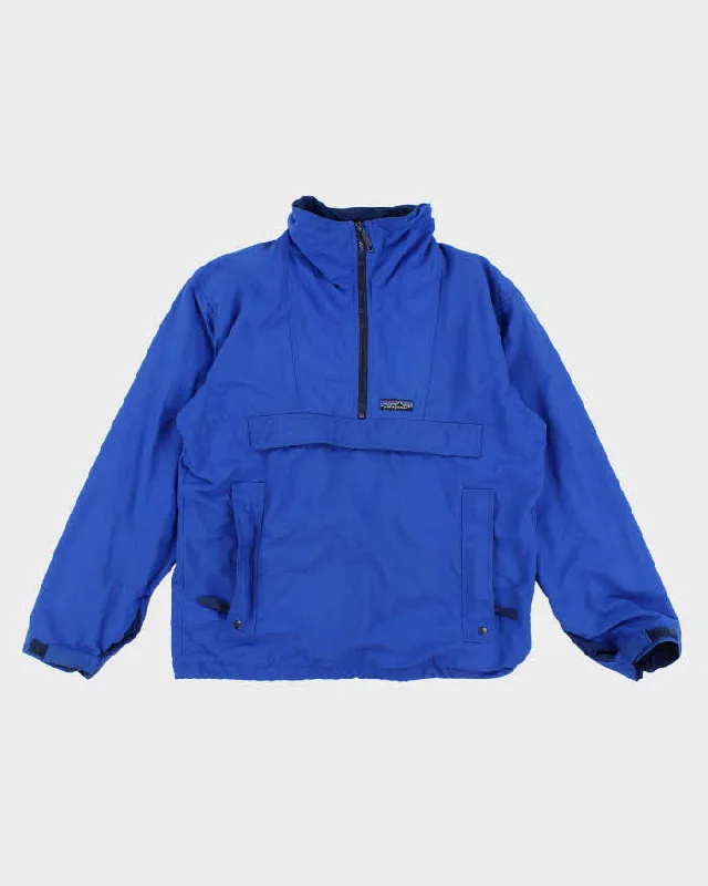 Womens Patagonia Blue Quarter Zip Ski Jacket - S Stand-Up Collar Roll-Neck Collar Turtle Neck Womens Patagonia Blue Quarter Zip Ski Jacket - S Stand-Up Collar Roll-Neck Collar Turtle Neck