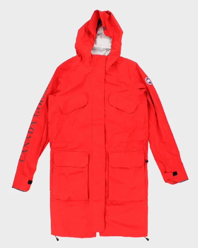 Woman's Red Canada Goose Seaboard Jacket - M Anorak Shell Jacket Lightweight Jacket