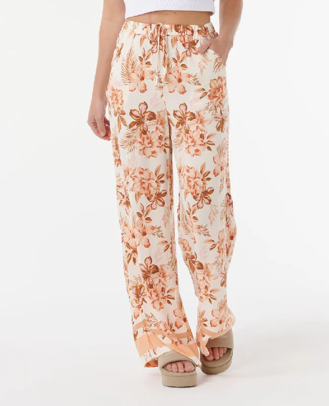 Desert Dreams Pant - Antique White Comfortable Denim Trousers