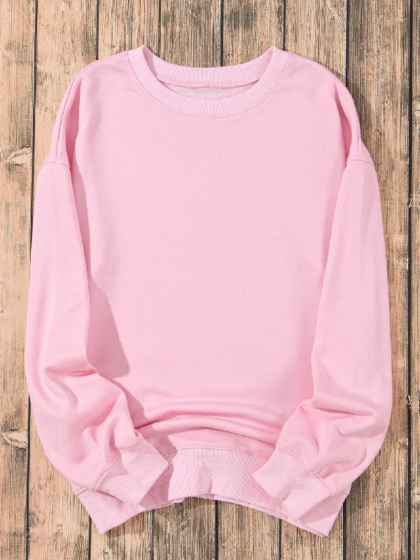 Long Sleeve Pink Sweater Jersey Fabric Tulle Fabric Batik Fabric
