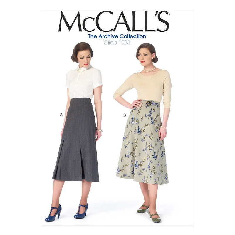 McCall's Pattern M6993 Misses' Skirts and belt cashmere skirt fine