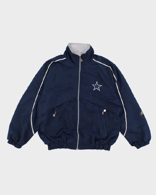 Vintage Womans NFL Auri X Dallas Cowboys Zip UP Track Jacket - M Stand-Up Collar Roll-Neck Collar Turtle Neck Vintage Womans NFL Auri X Dallas Cowboys Zip UP Track Jacket - M Stand-Up Collar Roll-Neck Collar Turtle Neck