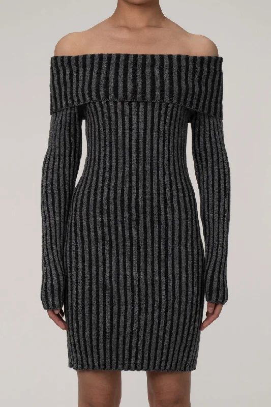 Sexy Folded Off Shoulder Long Sleeve Bodycon Ribbed Knit Sweater Mini Dress Toggled Drawstring Belted Sexy Folded Off Shoulder Long Sleeve Bodycon Ribbed Knit Sweater Mini Dress Toggled Drawstring Belted