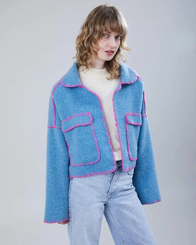 Rokit Originals Nella Embroidered Jacket - M Striped Jacket Polka Dot Jacket Floral Jacket Rokit Originals Nella Embroidered Jacket - M Striped Jacket Polka Dot Jacket Floral Jacket