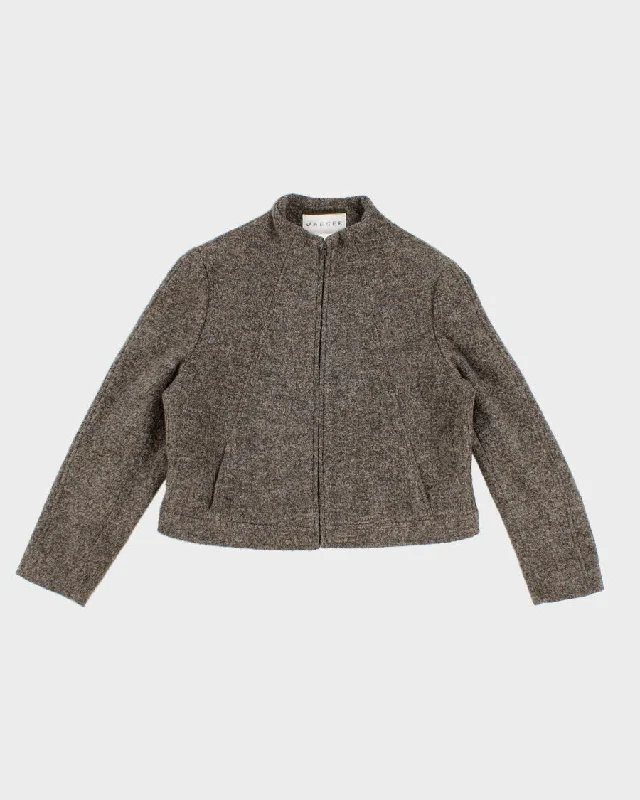 Vintage Jaeger Wool Blend Jacket - L Nylon Jacket Polyester Jacket Spandex Jacket