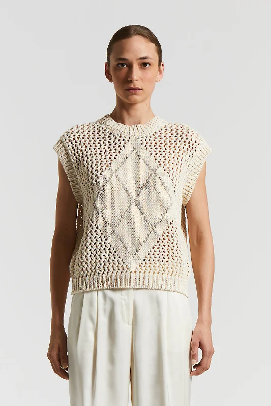 Cotton blend Tricot sweater with Punto Luce embroidery Lace Blend Ribbed Blend Corduroy Blend Cotton blend Tricot sweater with Punto Luce embroidery Lace Blend Ribbed Blend Corduroy Blend