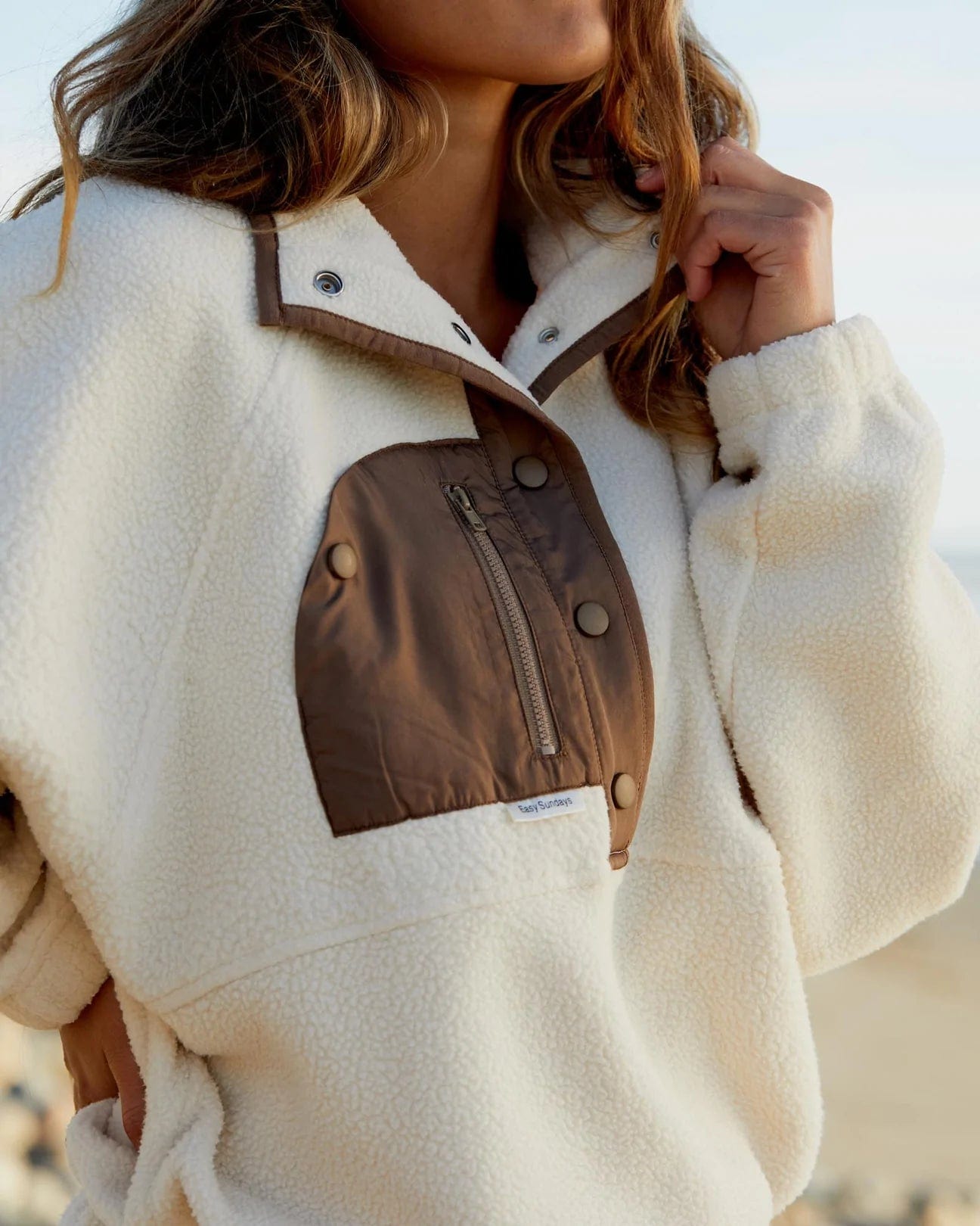 Easy Sundays - "Sunday Fleece" Jacket - Soft Relaxed Adjustable Faux Fur Jacket Real Fur Jacket Shearling Jacket Easy Sundays - "Sunday Fleece" Jacket - Soft Relaxed Adjustable Faux Fur Jacket Real Fur Jacket Shearling Jacket