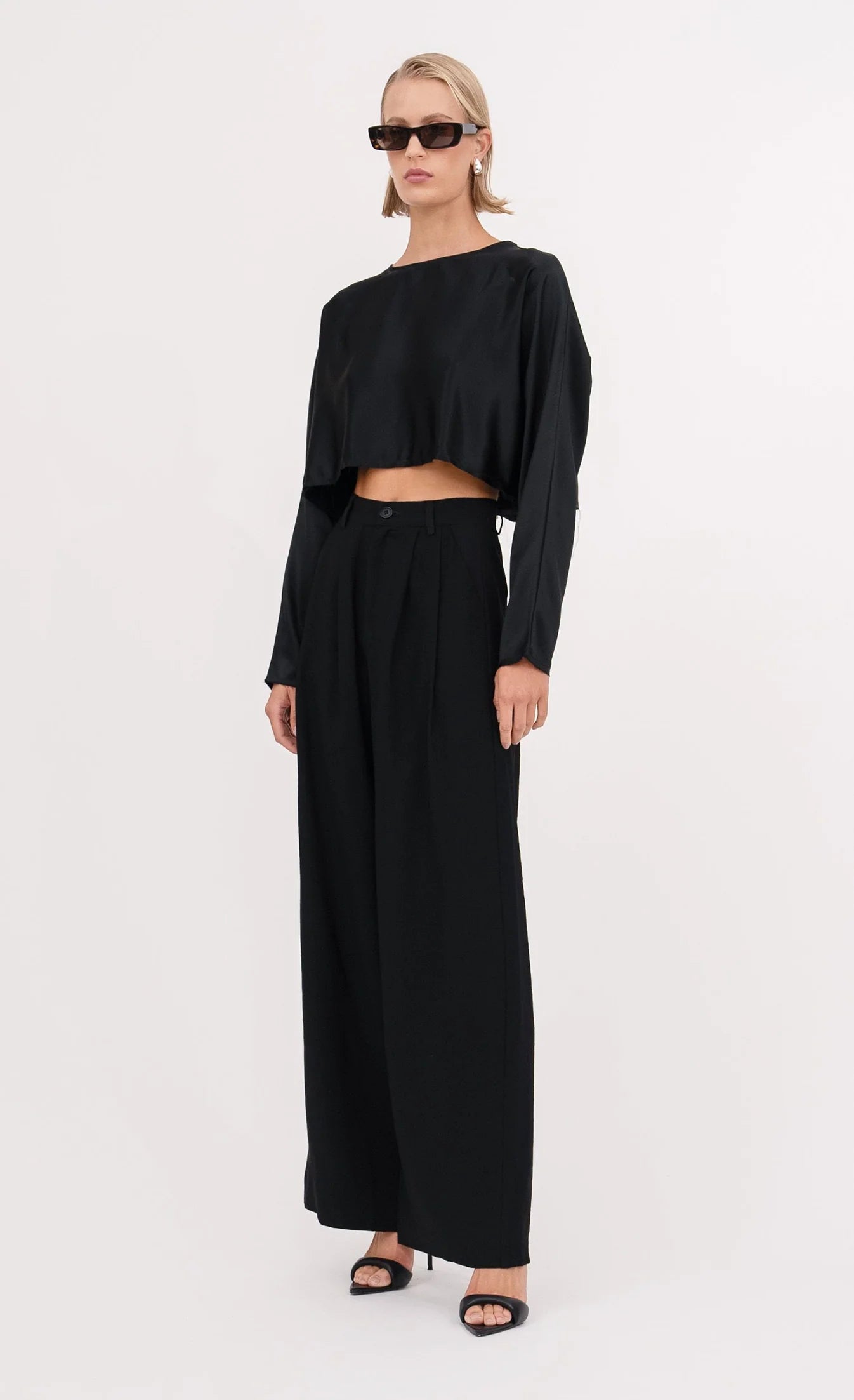 Black Fabi Pant Chic Slim Fit Pants