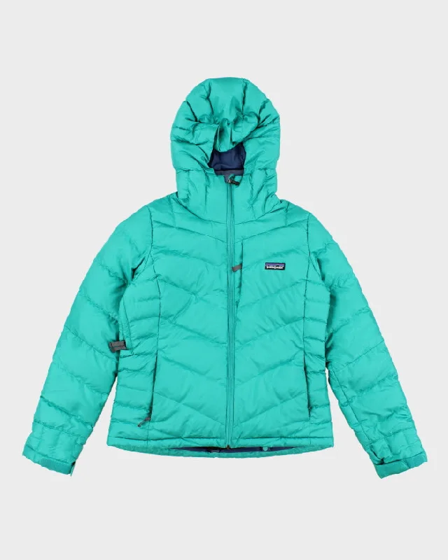 Patagonia Women's Goose Down Hooded Puffer Jacket - M Mesh Jacket Canvas Jacket Denim Jacket Patagonia Women's Goose Down Hooded Puffer Jacket - M Mesh Jacket Canvas Jacket Denim Jacket