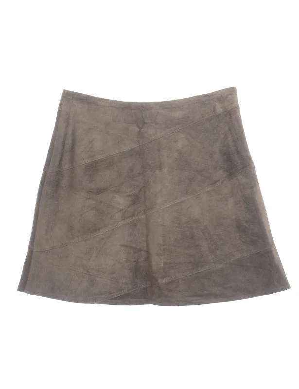 Label Robyn Suede Skirt velvet skirt plush