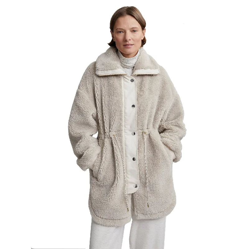 Varley Jamie Sherpa Womens Jacket Cotton Fabric Linen Fabric Terry Fabric