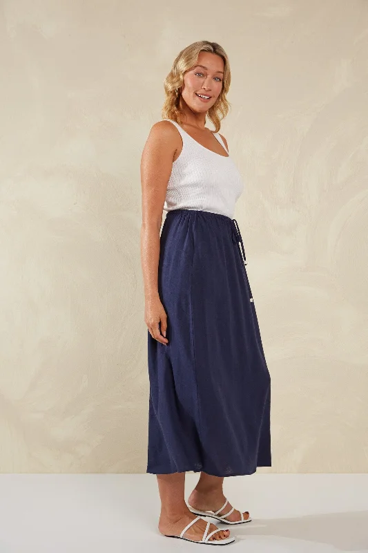Haven - Sardinia Skirt - Riviera wool skirt breathable