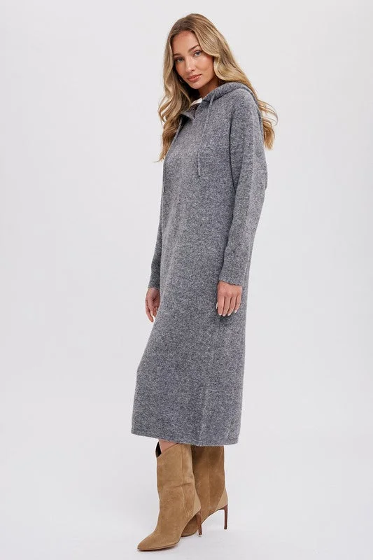 HOODIE SWEATER DRESS Oversized Loose Flowy