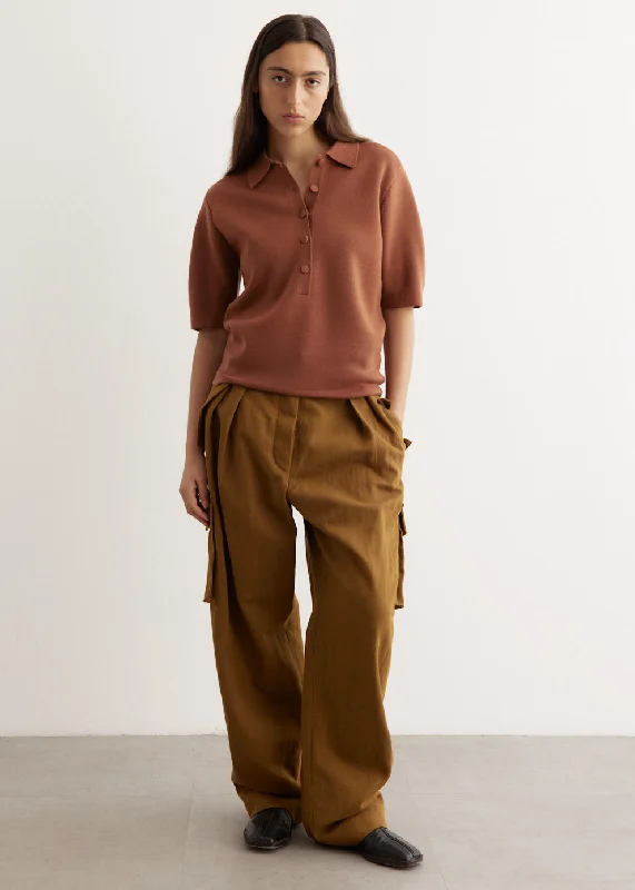 Polkam Pants Trendy Wide-Leg Pants