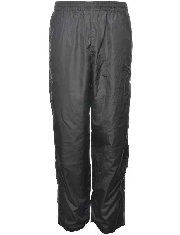 Black Classic Track Pants - W34 L30 Slim-Fit Khaki Pants