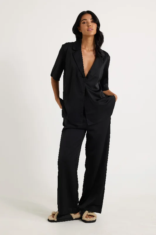 Zelda Pant Black Comfortable Denim Pants
