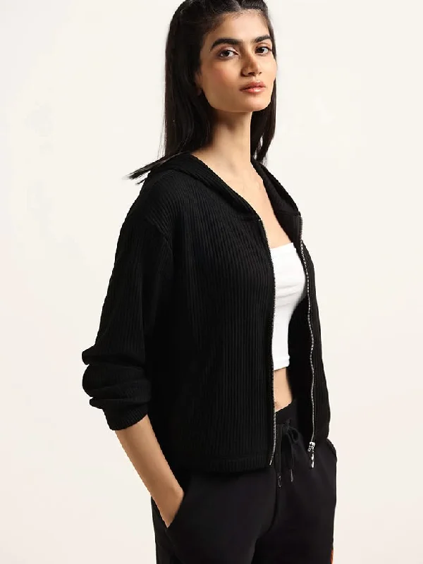 Studiofit Black Zip-Through Cotton Blend Jacket Jersey Jacket Tulle Jacket Batik Jacket Studiofit Black Zip-Through Cotton Blend Jacket Jersey Jacket Tulle Jacket Batik Jacket