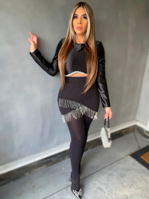 Lexi Mini Skirt elastic waist skirt