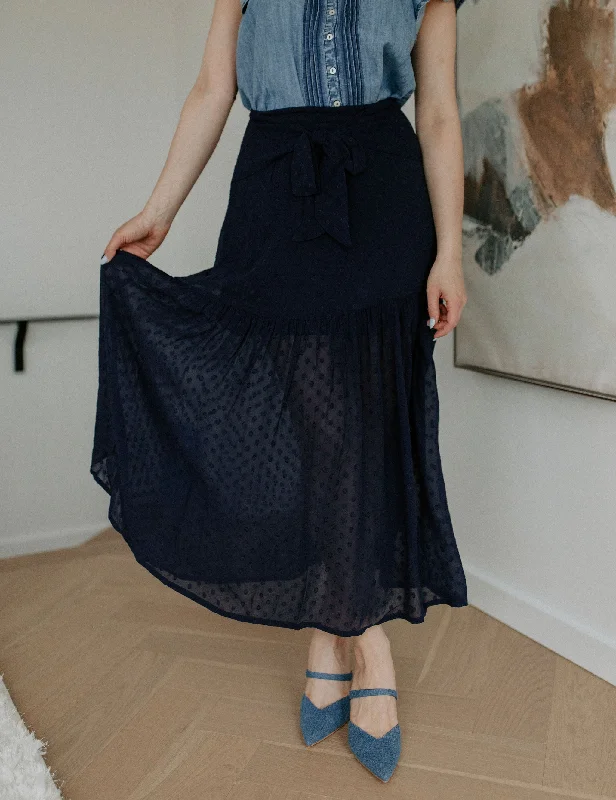 The Cira Skirt by FRNCH - Marine Blue tulle skirt dreamy