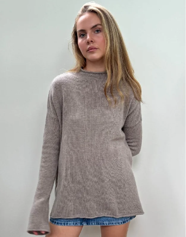 Bella Sweater in Pebble Sequined Glittery Shiny