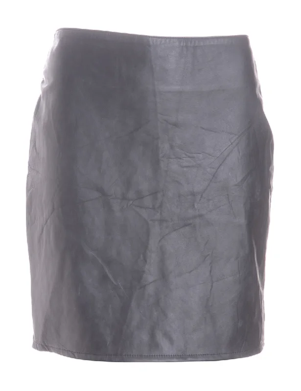 Label Roxy Mini Leather Skirt breathable skirt fabric