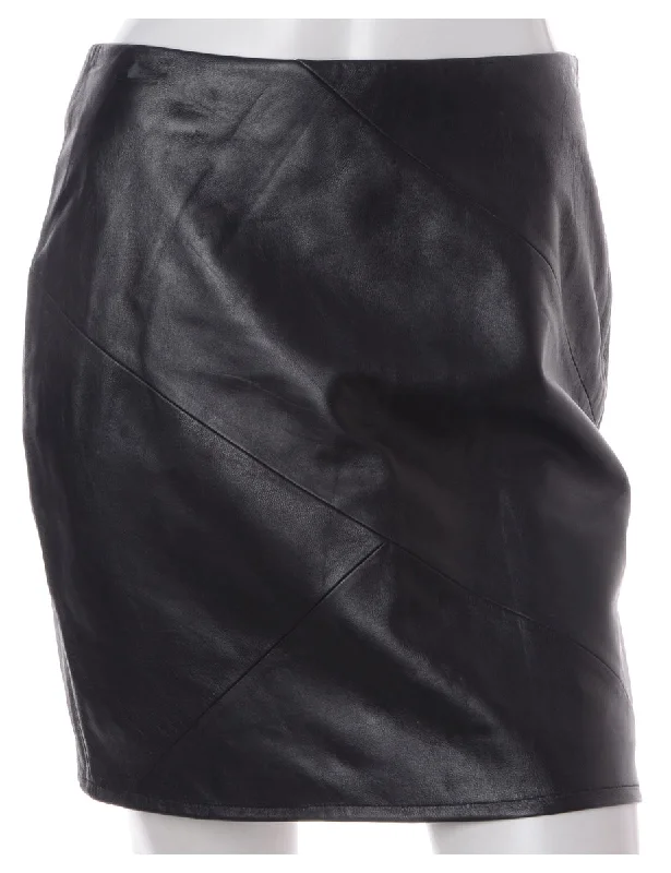 Label Roxy Mini Leather Skirt leather skirt refined