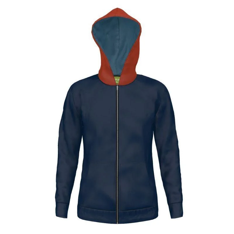 Ebisa Blue & Orange Hoodie Zip Jacket Striped Jacket Polka Dot Jacket Floral Jacket Ebisa Blue & Orange Hoodie Zip Jacket Striped Jacket Polka Dot Jacket Floral Jacket
