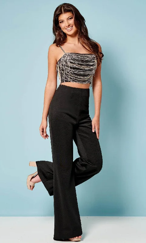 Rachel Allan 50204 - Two-Piece Pantsuit Soft Stretch Trousers