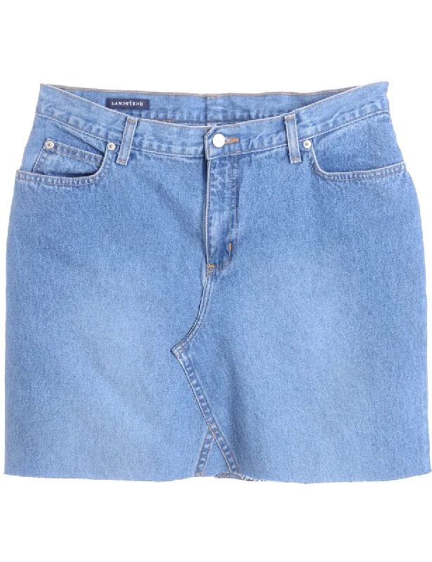 Label Jess Denim Mini Skirt linen skirt breathable