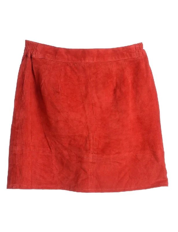 Label Robyn Suede Skirt wool skirt warm