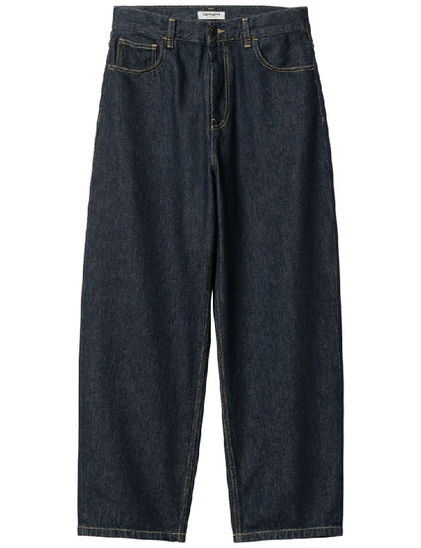 Carhartt Wip W' Brandon Pant Blue Rinsed Elegant Palazzo Trousers