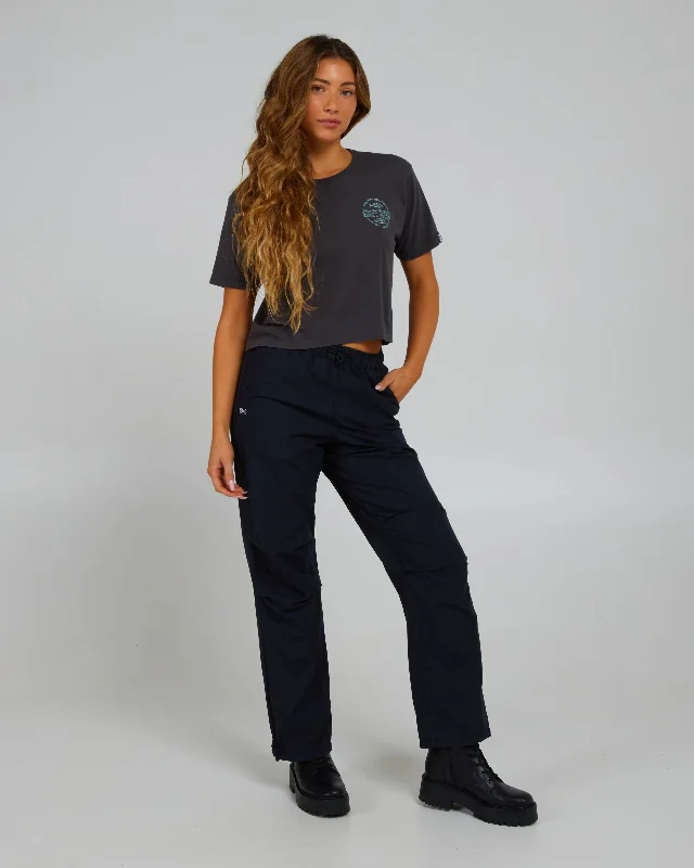 City Seas Pant - Black Relaxed Fit Trousers