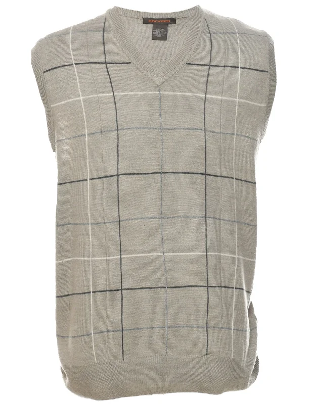 Dockers Sweater Vest - XL Boat Neck Shawl Collar Notched Collar