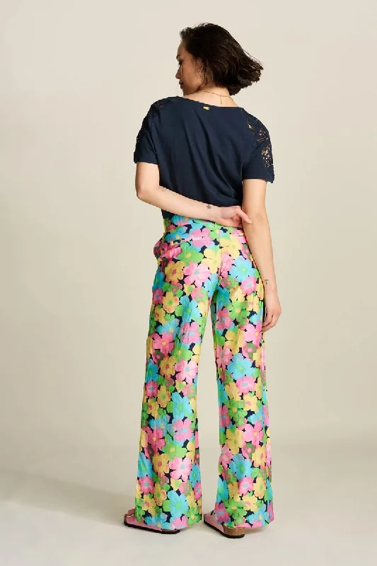 Cherry Blossom pant Fashionable Button-Up Pants
