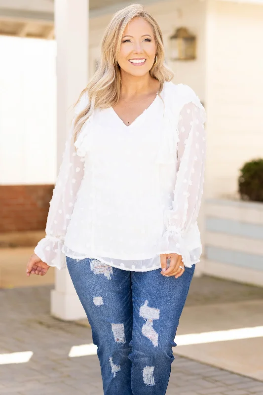 Fresh Outlook Top, Ivory